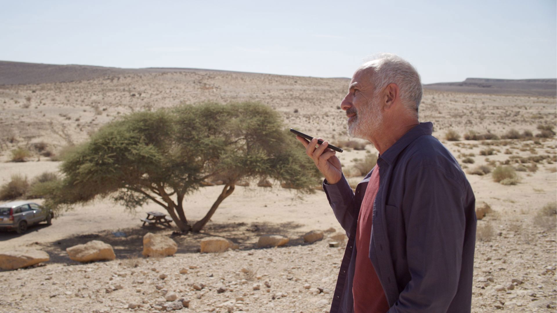 שי אביבי מתוך הסרט "ברנינג מן"