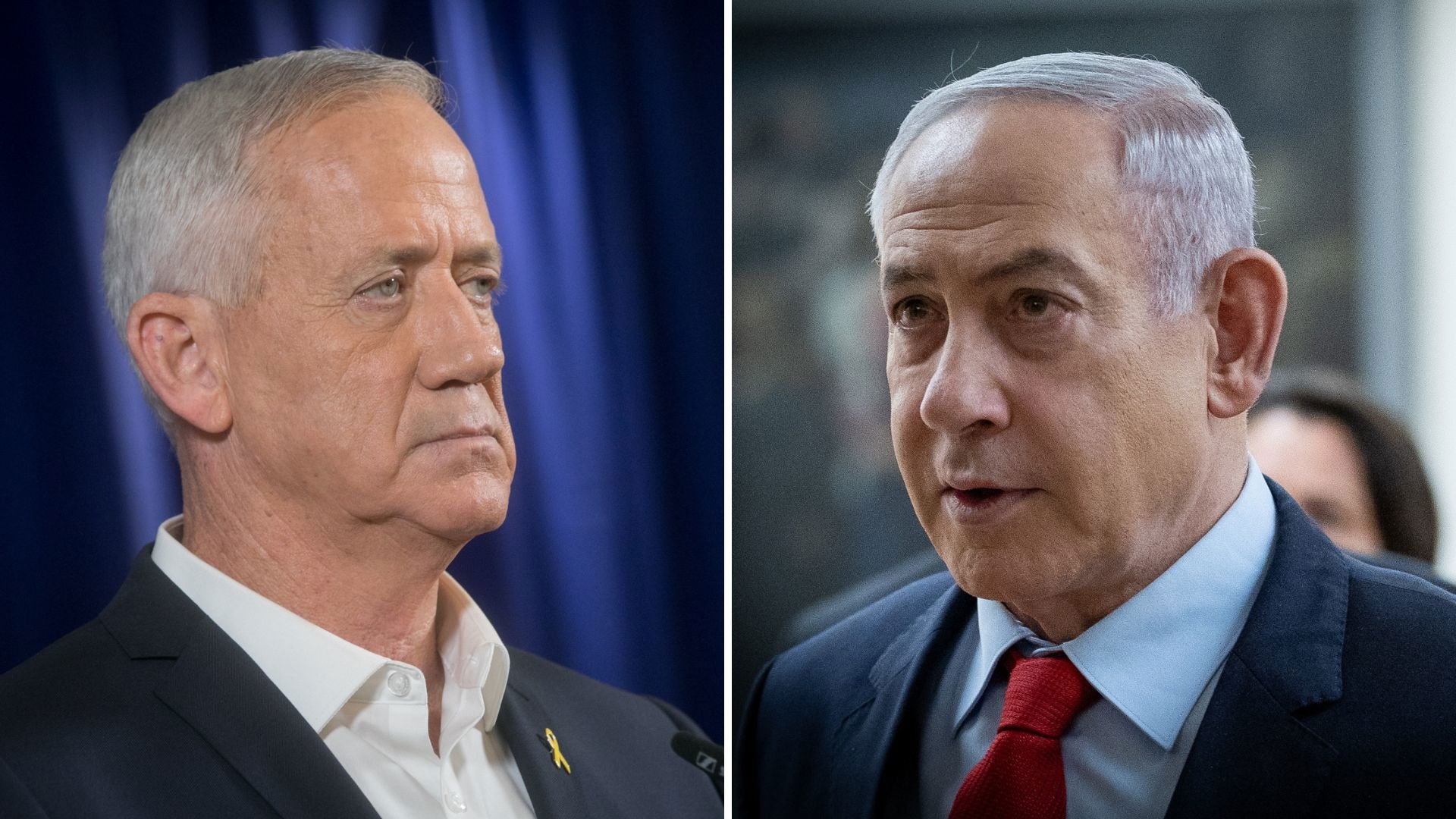 בנימין נתניהו, בני גנץ