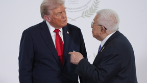 טראמפ ואבו מאזן בפסגת השלום בשראם א-שייח'