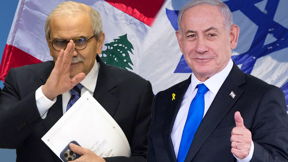 ראש הממשלה בנימין נתניהו וראש ממשלת לבנון נוואף סלאם