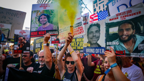 הפגנה לשחרור החטופים בתל אביב