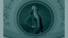 מוצארט בתקרת תאטרון אפולו