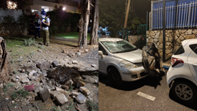 זירות פגיעה בפתח תקווה וגבעת שמואל