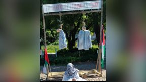 מיצב "אומנותי" בשוודיה הציג בובות תלויות של יהודים