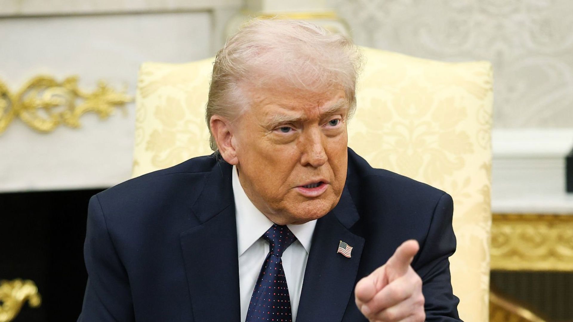 נשיא ארה"ב דונלד טראמפ בבית הלבן, בשבוע שעבר