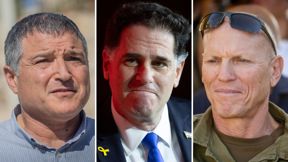 אלוף במיל' ניצן אלון, השר רון דרמר, ראש השב"כ דוד זיני