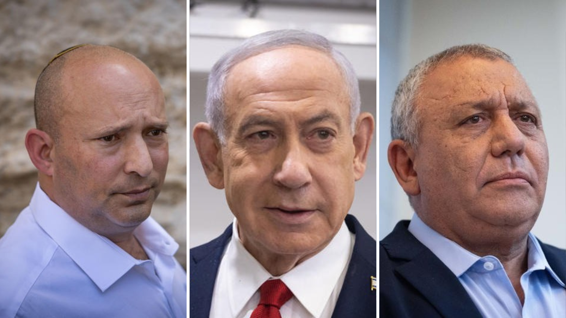 גדי איזנקוט, בנימין נתניהו ונפתלי בנט 