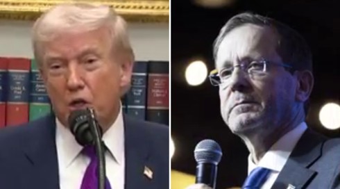 טראמפ על הנשיא הרצוג: "הוא צריך להתבייש שהוא לא נותן לנתניהו חנינה"