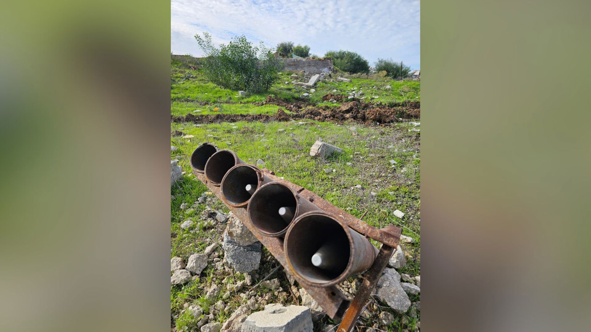 משגר רקטות טעון בבית חאנון