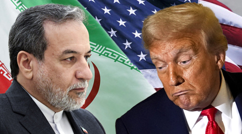 נשיא ארצות הברית דונלד טראמפ ושר החוץ של איראן עבאס עראקצ'י