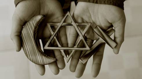 סמלי יהדות, נצרות, אסלאם