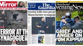 שערי העיתונים הבריטים ה"מירור", ה"גארדיאן" ו"חדשות הערב של מנצ'סטר"