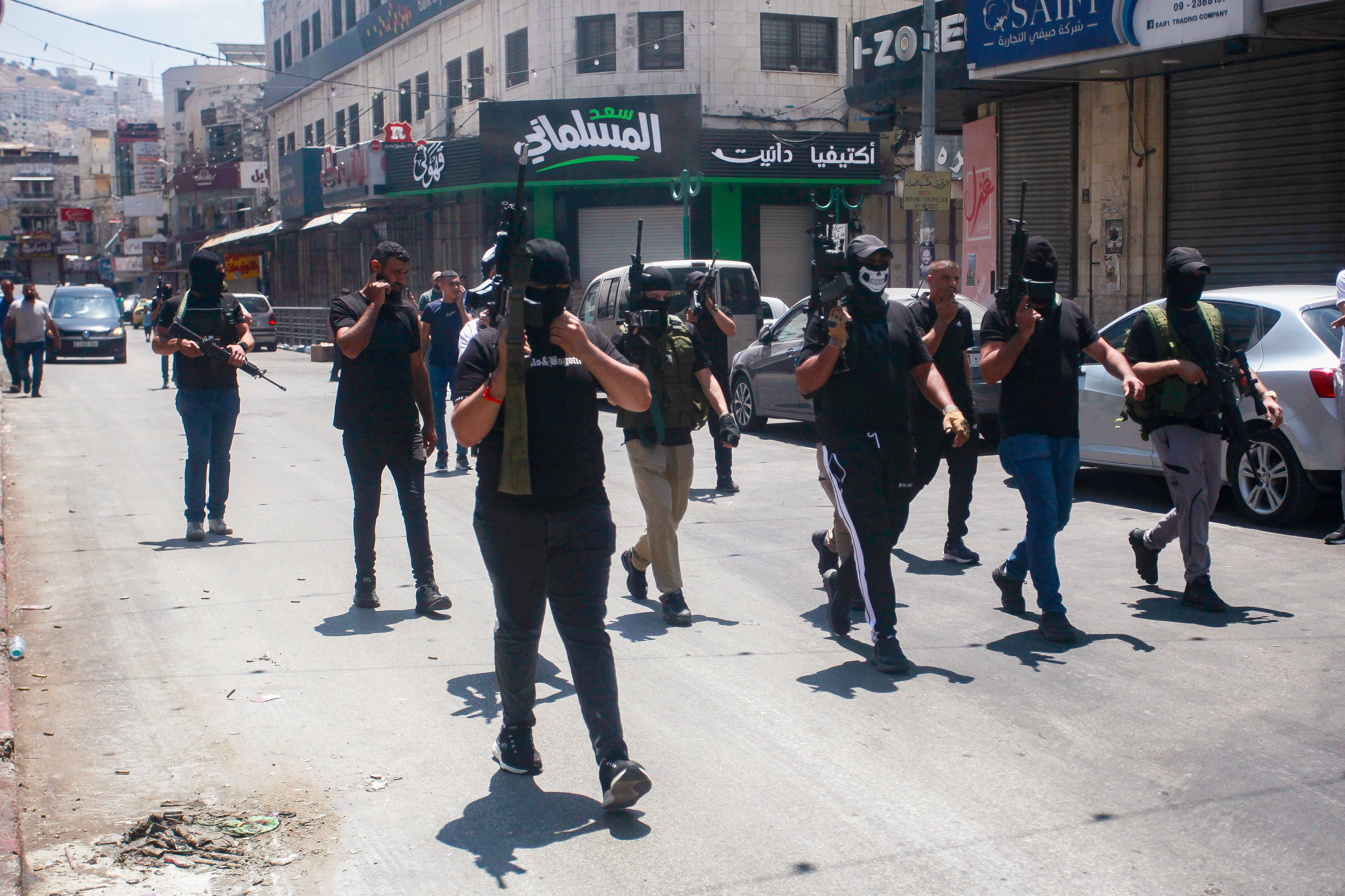 שכם טרור פלסטינים הרשות הפלסטינית חמושים F230707NI55