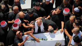 הלוויתם של הילדים והנערים הדרוזים במג'דל שמס