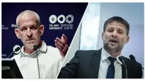 סמוטריץ' עם ראש השב"כ רונן בר