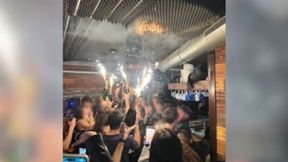 תיעוד האסון באתר הסקי בשוויץ