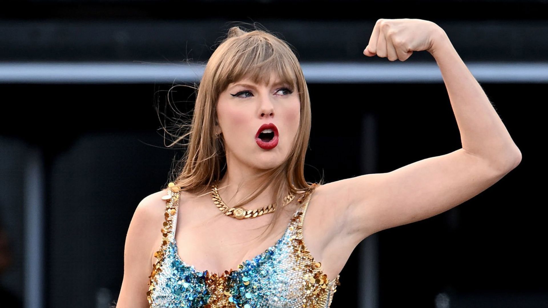 טיילור סוויפט בהופעה באדינבורו, בשבוע שעבר