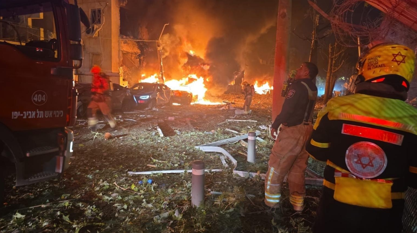 זירת נפילה במרכז הארץ, 28 בפברואר 2026