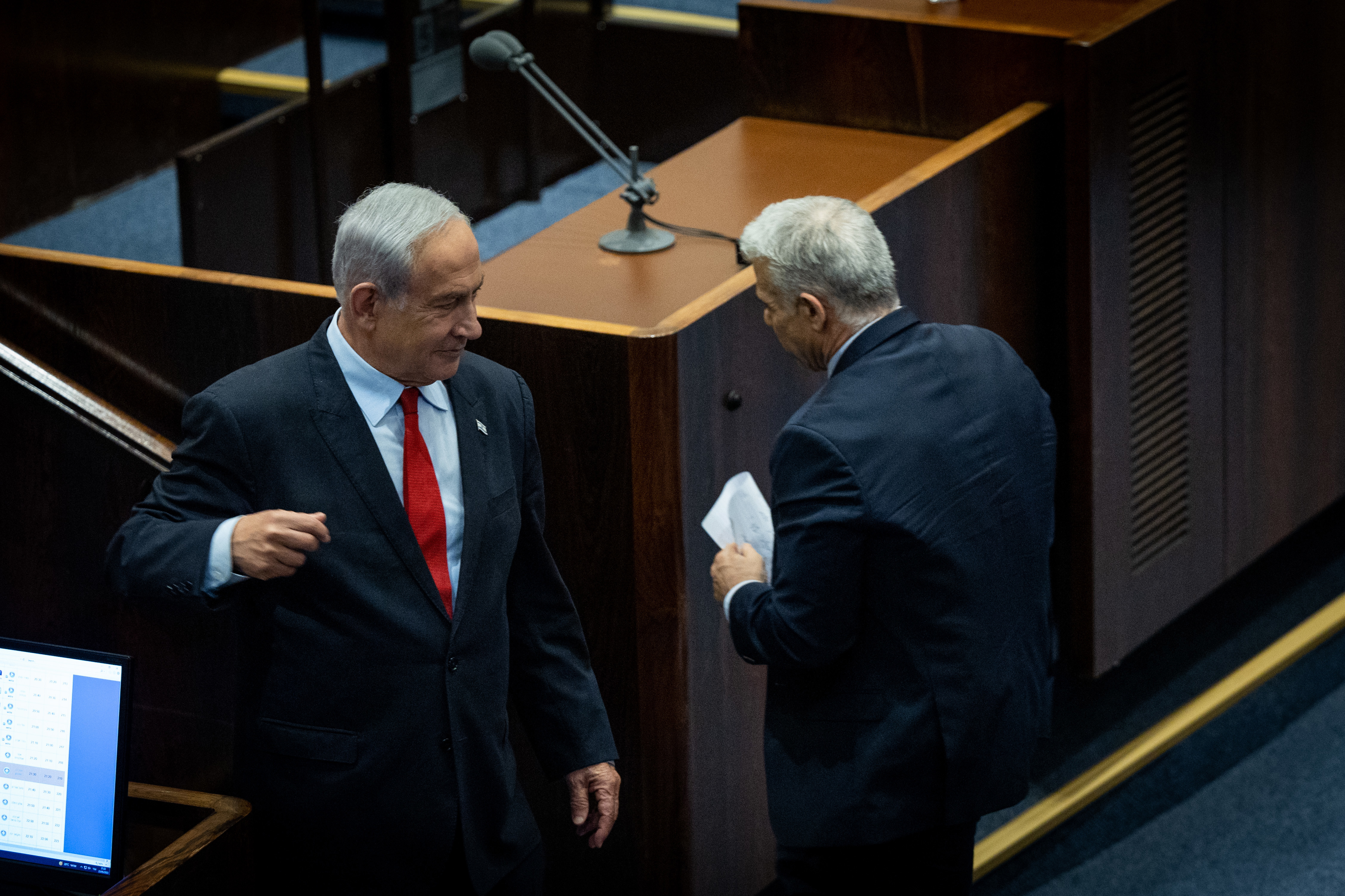 נתניהו ולפיד