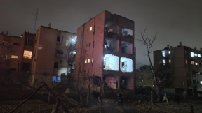 זירת נפילה בערד כתוצאה משיגור טיל איראני, מרץ 2026