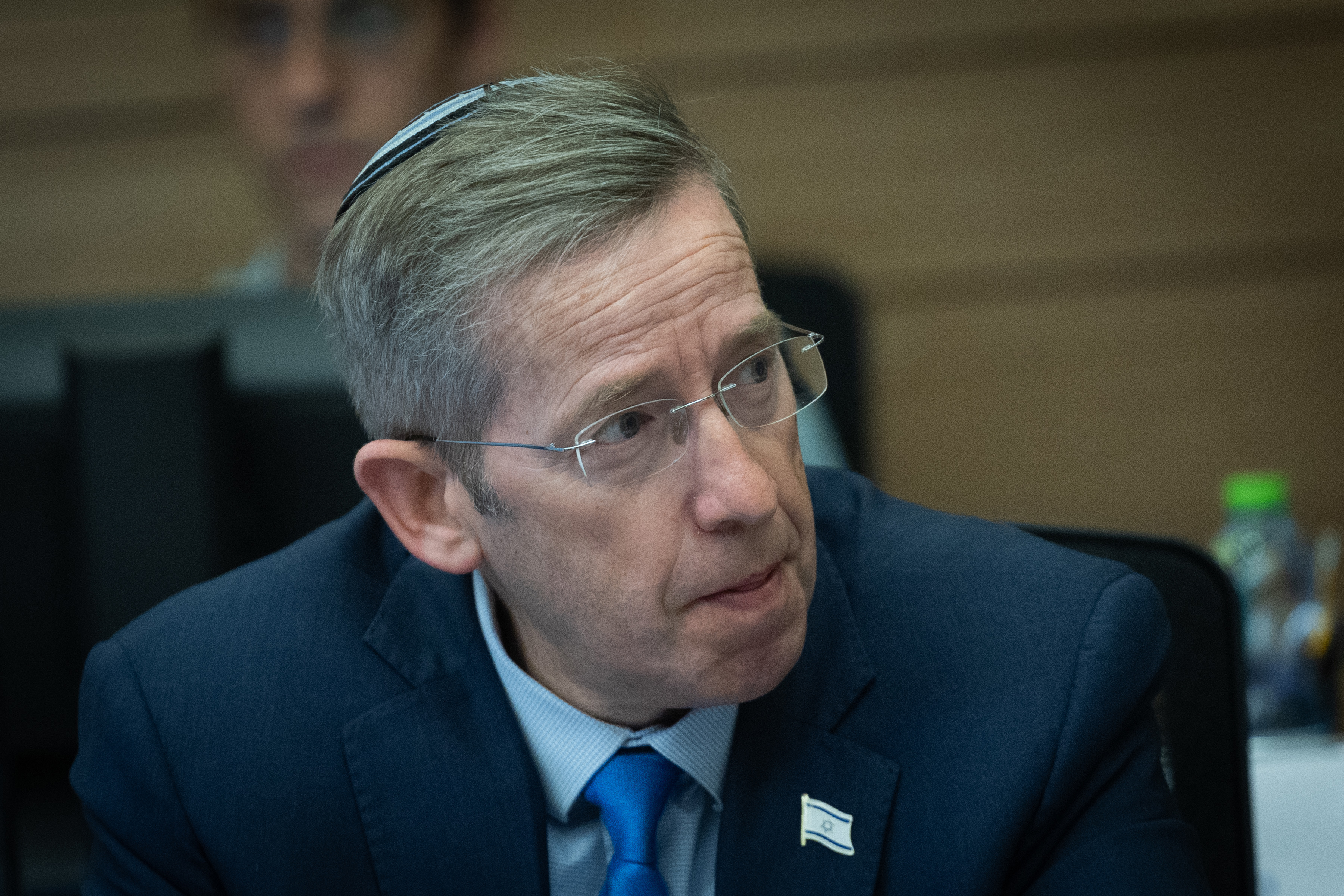 מזכיר הממשלה יוסי פוקס בוועדת חוץ וביטחון, אתמול