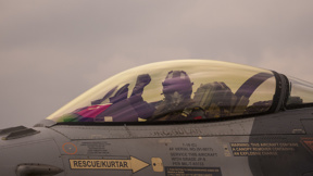 טייס טורקי במטוס F-16