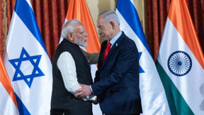 ראש הממשלה נתניהו וראש ממשלת הודו נרנדרה מודי בהצהרה המשותפת בירושלים