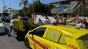 זירת התאונה באשדוד