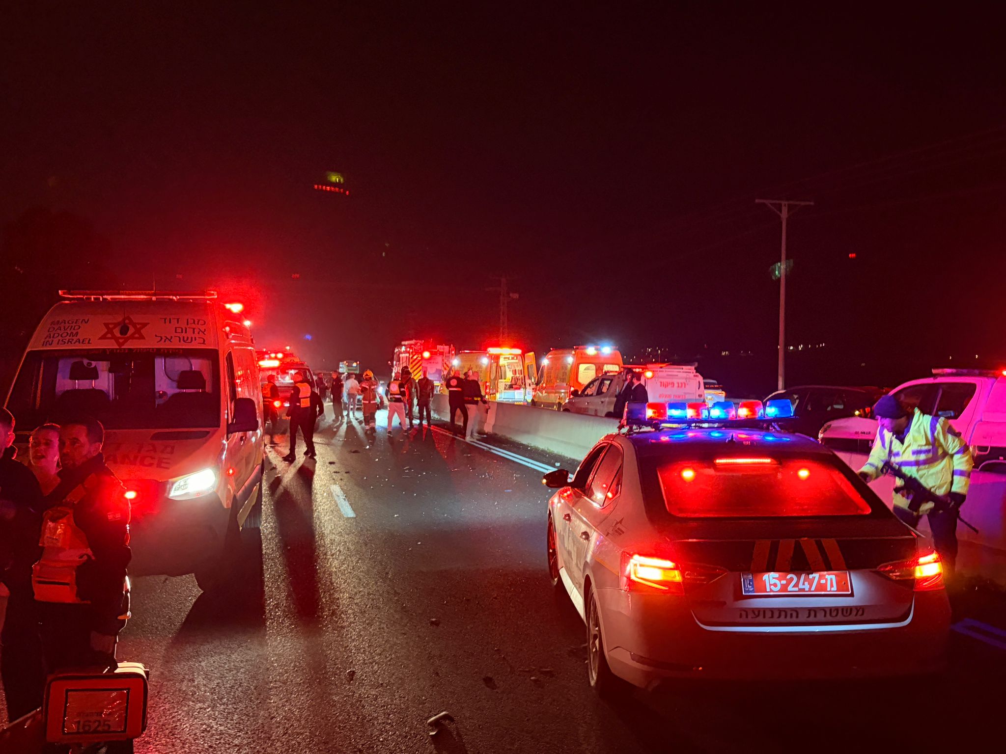 זירת התאונה