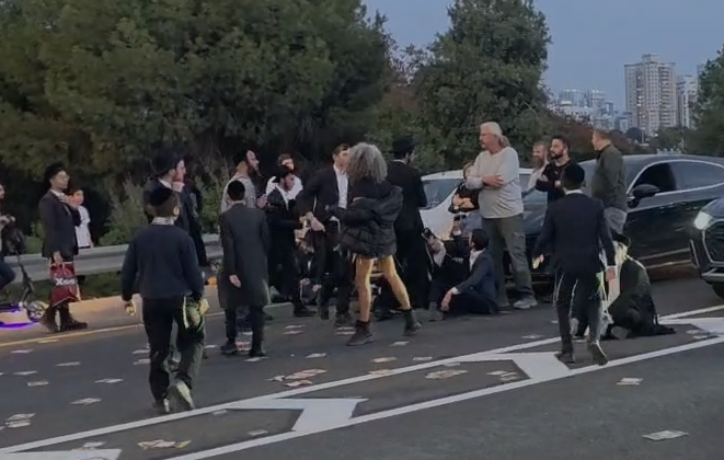 הפגנת הפלג הירושלמי בכביש 4, דצמבר 2025