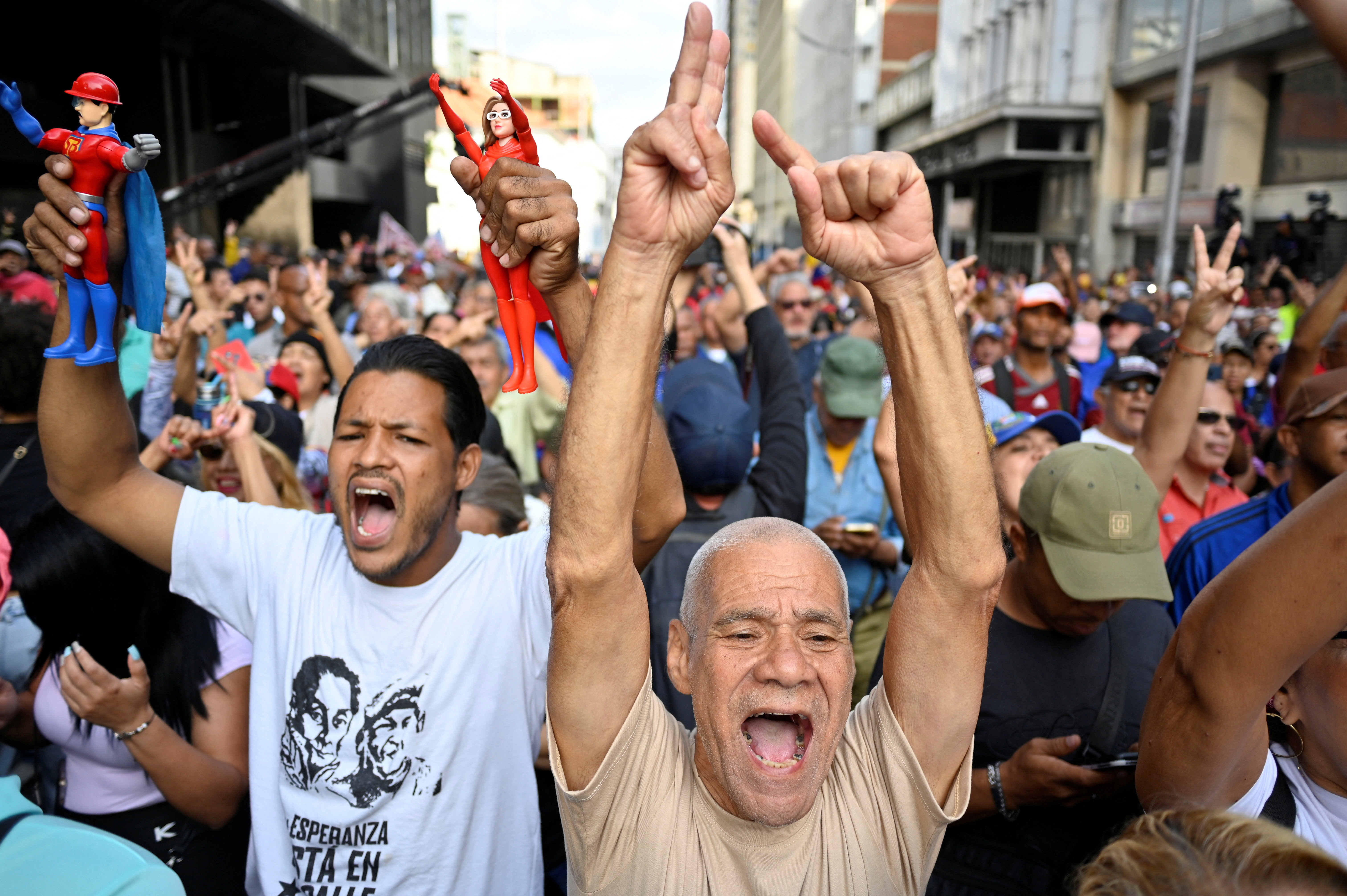 הפגנות בוונצואלה אחרי המבצע האמריקני