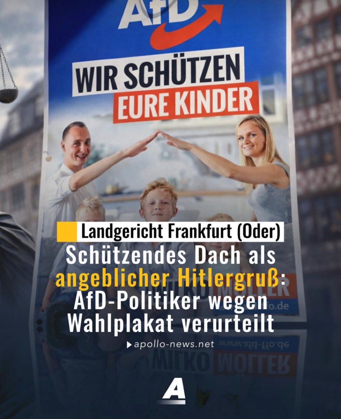 כרזת קמפיין הבחירות שפרסם חבר הפרלמנט