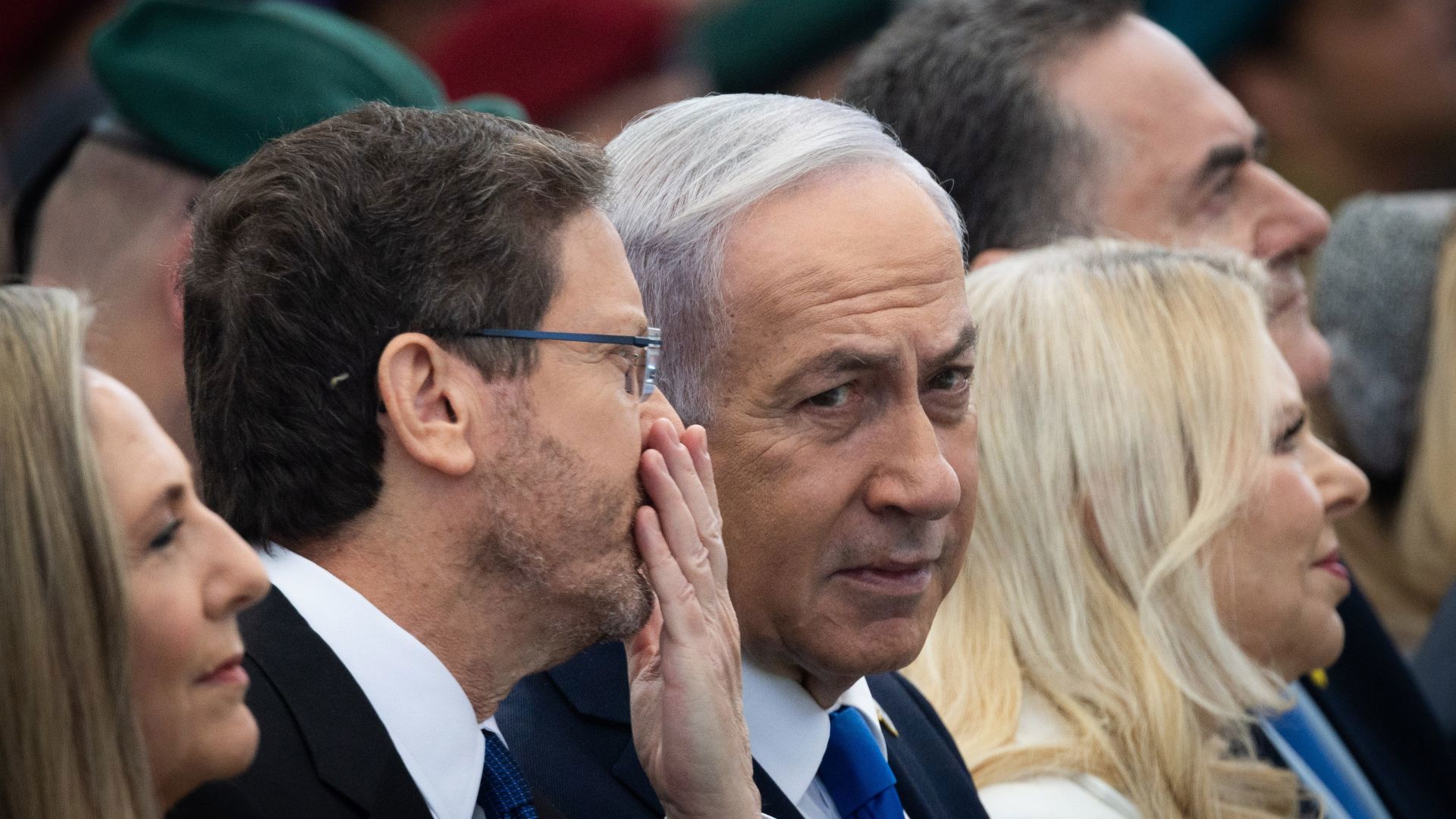 ראש הממשלה בנימין נתניהו עם נשיא המדינה יצחק הרצוג, מאי 2025