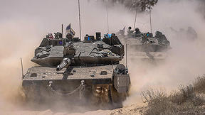 טנק ישראלי בגבול עם עזה, 2025