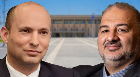 נפתלי בנט ומנסור עבאס