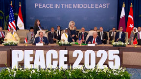 פסגת השלום: טראמפ הגיע לכנס מנהיגי העולם ששואף לפתור את בעיות המזרח התיכון
