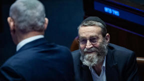 ראש הממשלה בנימין נתניהו וח"כ משה גפני, 10.11.25