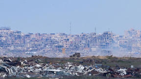 צפון רצועת עזה מצד הגבול הישראלי