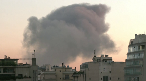 انفجار غارة