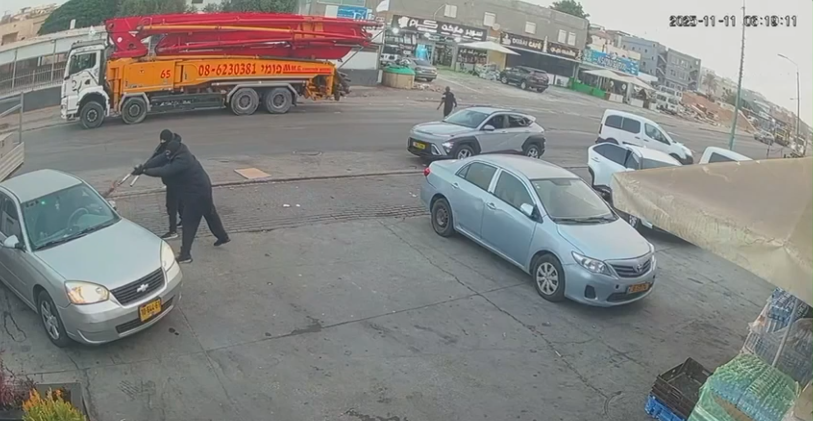 ניסיון ההתנקשות ברהט, תיעוד ממצלמת אבטחה