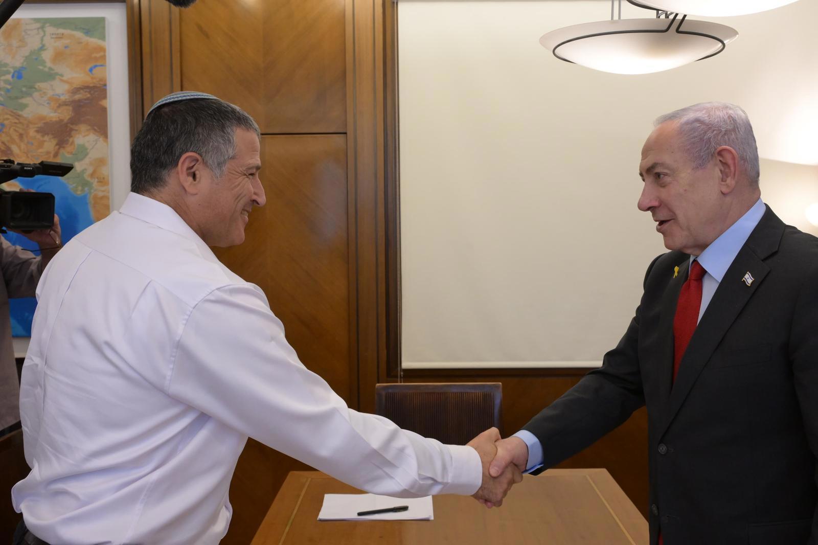 בנימין נתניהו ודוד זיני