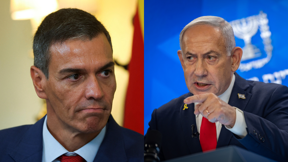 בנימין נתניהו ופדרו סאנצ'ס