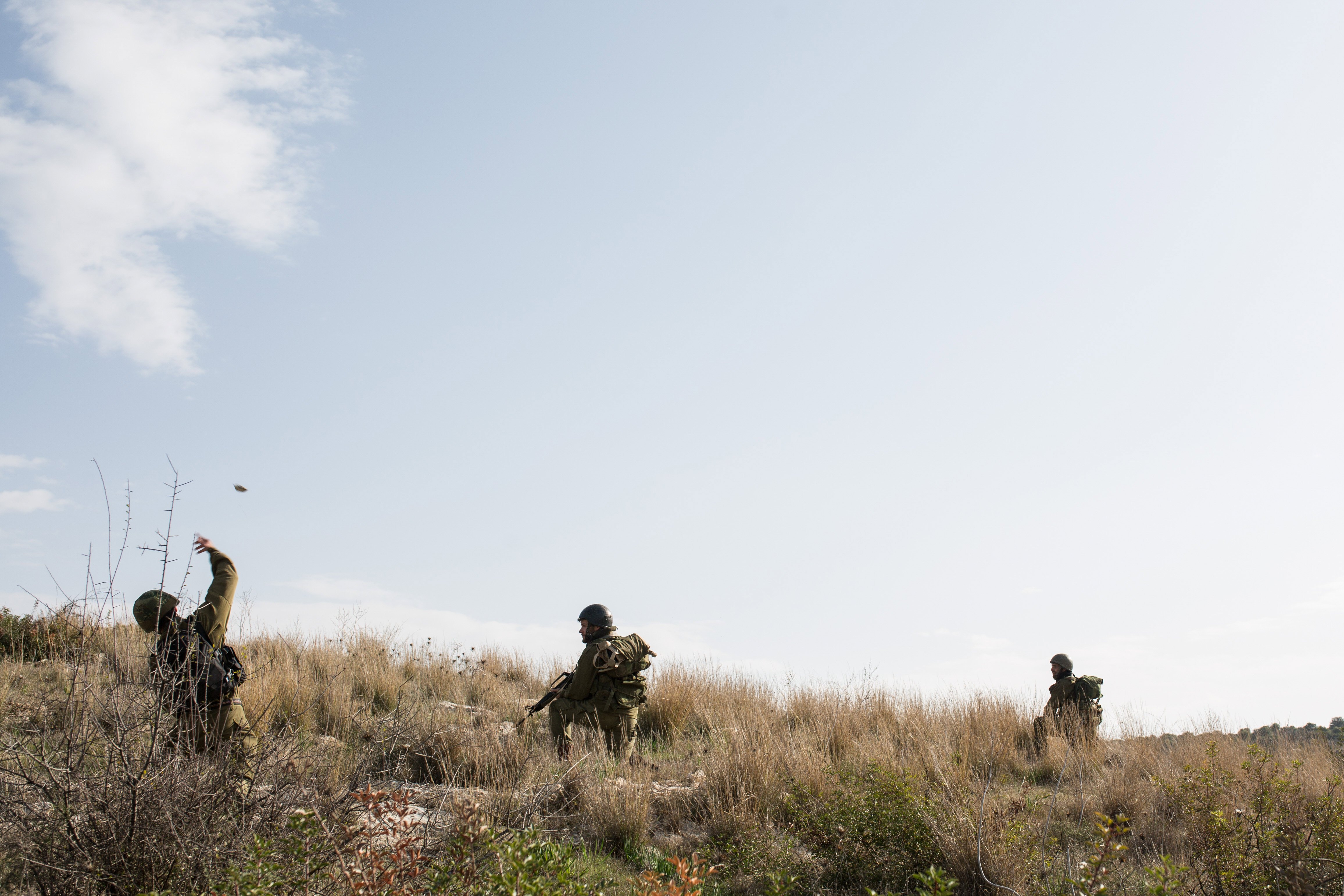 חיילי מילואים מתאמנים בבא"פ לכיש 2016