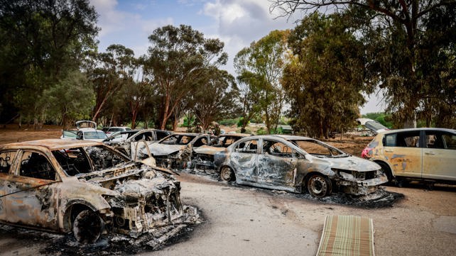 ريعيم موقع المجزرة التي ارتكبها إرهابيو حماس