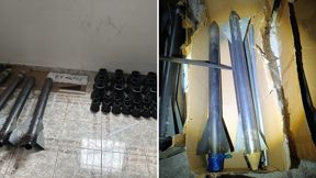 רקטות ואמצעי לחימה שנתפסו אצל חוליית טרור ביהודה ושומרון