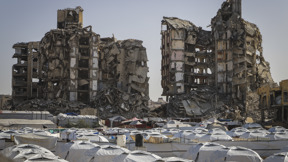 מחנה הפליטים אל-שאטי בצפון עזה, השבוע