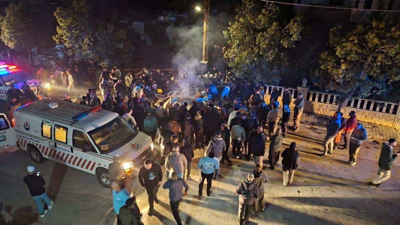 תיעוד מהזירה בבינת ג'בייל