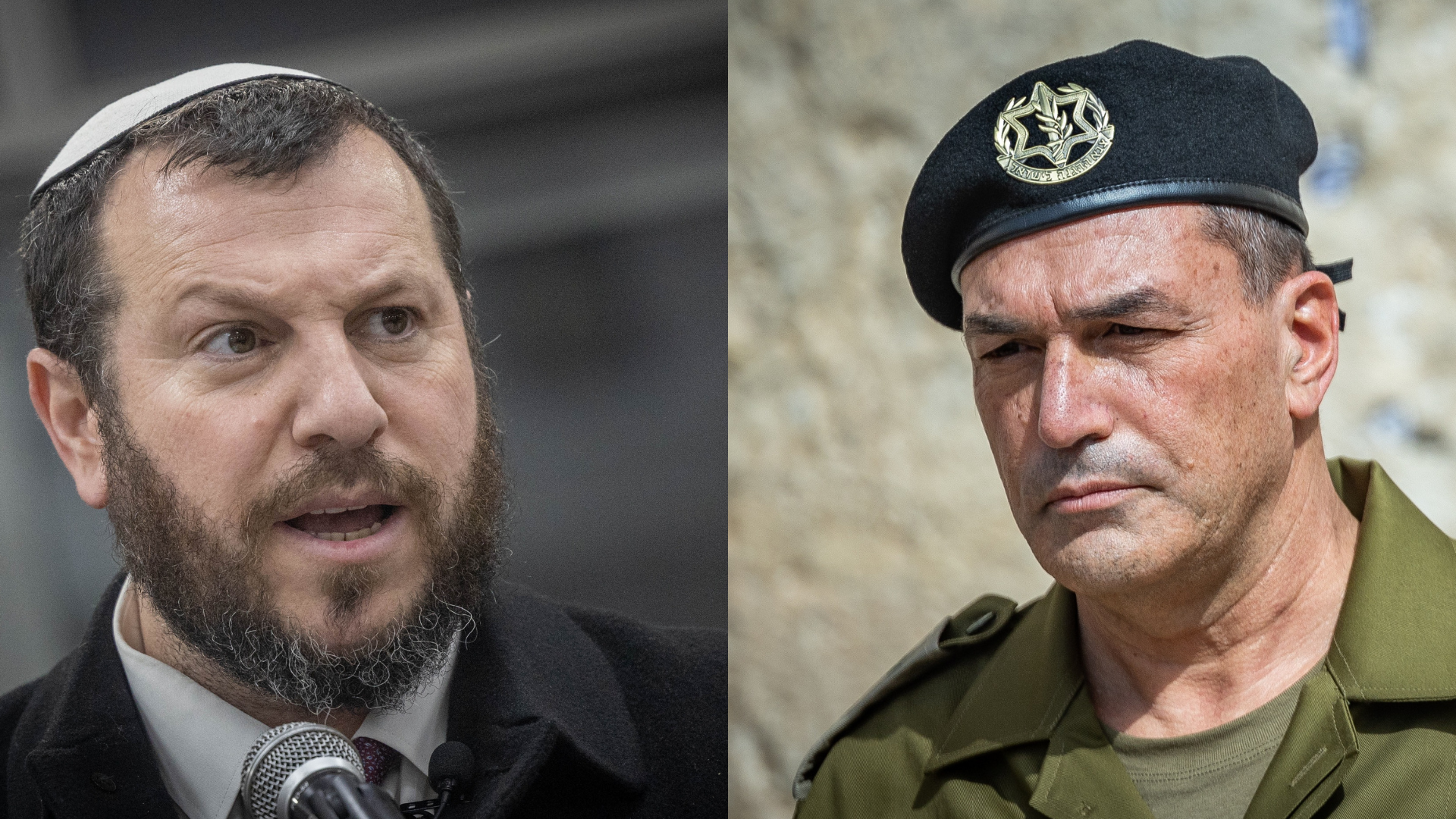 הרמטכ"ל אייל זמיר והשר עמיחי אליהו