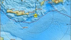 רעידת האדמה ליד כרתים