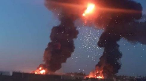 דיווחים בסוריה: ישראל תקפה מאגרי דלקים של חיזבאללה בחומס